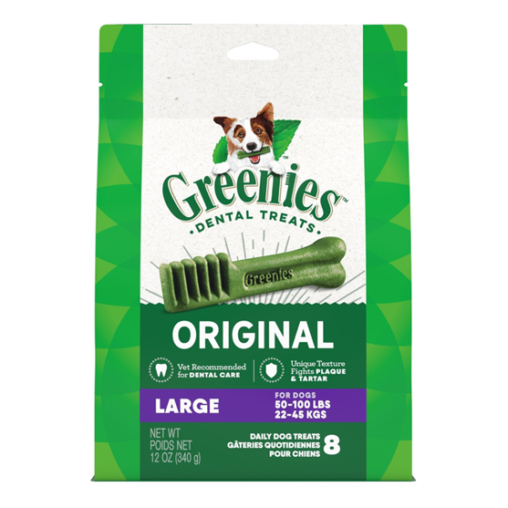 Greenies 12 oz Large 8 count