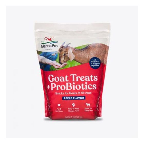 Manna Pro Goat Treats with Probiotics Apple Flavor 5lb