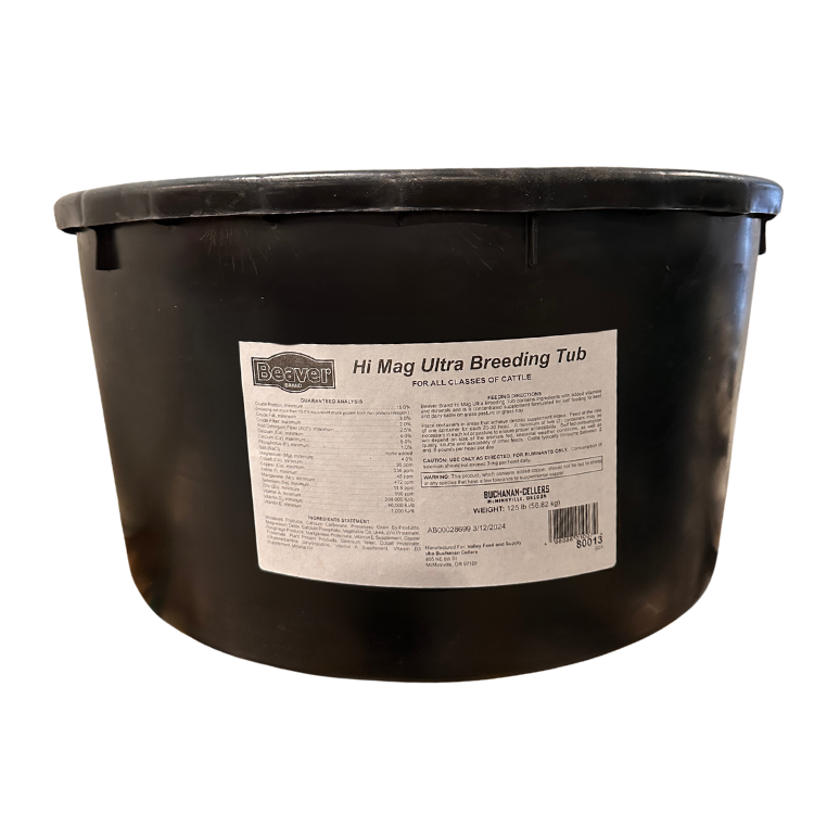 Beaver Brand High Magnesium Ultra Breeding Tub 125lb