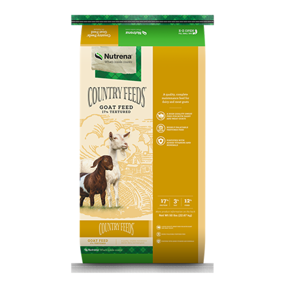 Nutrena Country Feeds 17% Textured Goat Feed 50 lb
