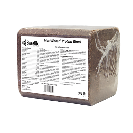 Sweetlix Goat Meat Maker Protein Pressed Block 25 lb
