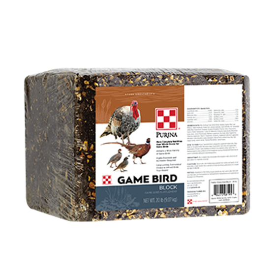 Purina Premium Gamebird Block 20 lb