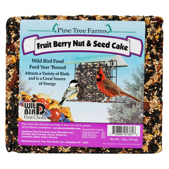 Pine Tree Farms Fruit, Berry, and Nut Seed Cake 2 lb
