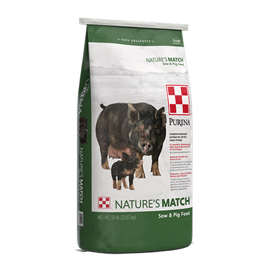 Purina Nature's Match Complete Sow 50 lb