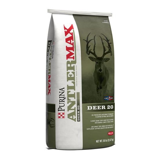 Purina AnterMax Deer 20 with Climate Guard 50lbs