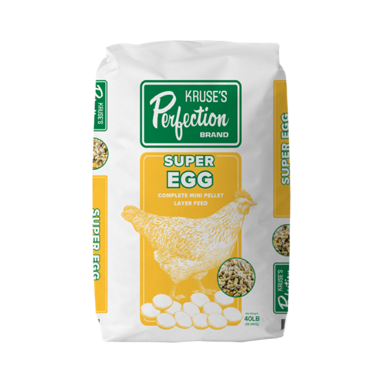 Kruse's Perfection Super Egg Complete Mini Pellet Layer Feed 40 lb