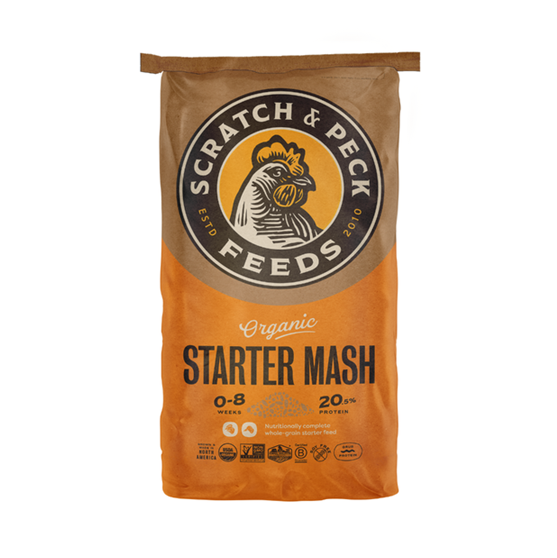 Scratch and Peck Organic Starter 40 lb