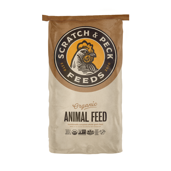Scratch & Peck Organic Goat Feed Mash with Corn 40 lb