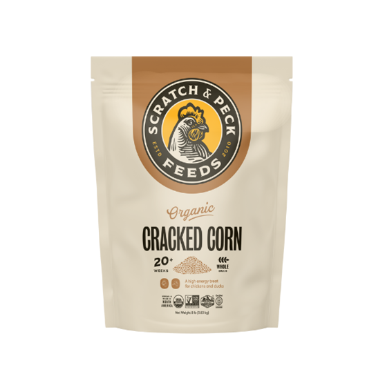 Scratch & Peck Organic Cracked Corn 8 lb