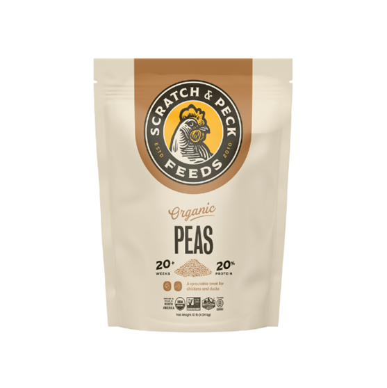 Scratch & Peck Organic Whole Peas 10 lb
