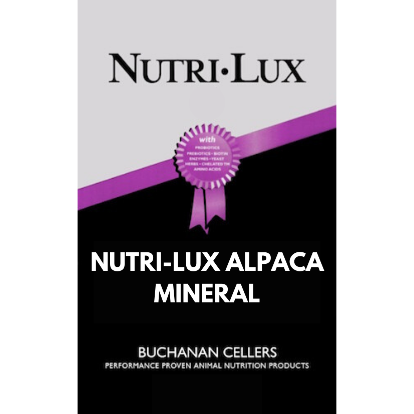 Beaver Brand Nutri-Lux Alpaca Mineral 25 lb