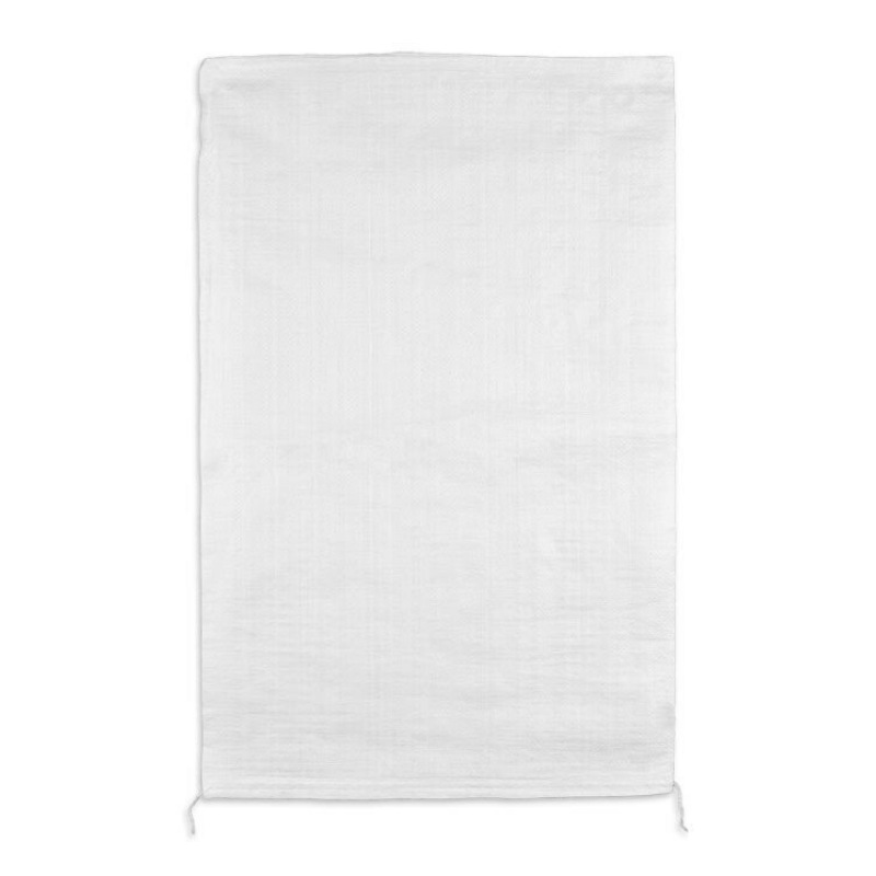 White Poly Plastic Bag 50 lb