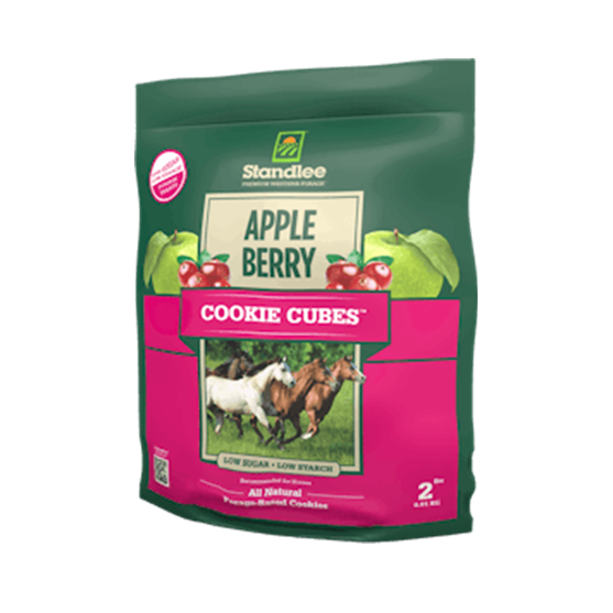 Standlee Apple & Berry Cookie Cubes Horse Treats 2 lb