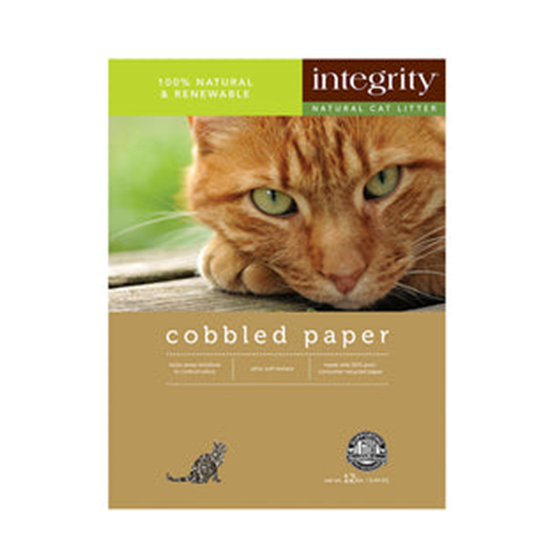 Integrity Cobbled Paper Cat Litter 12 lb