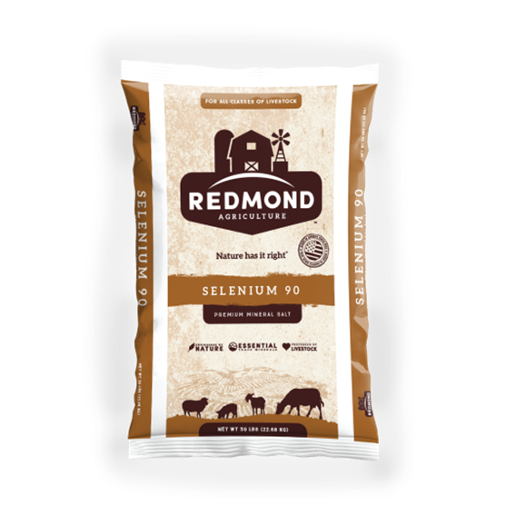 Redmond Salt Trace Mineral Selenium 90 Loose 50 lb