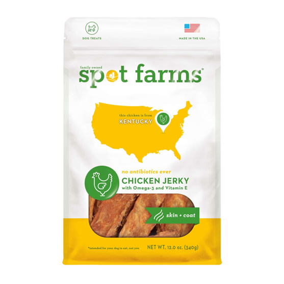 Spot Farms Chicken Jerky Skin/Coat 12 oz