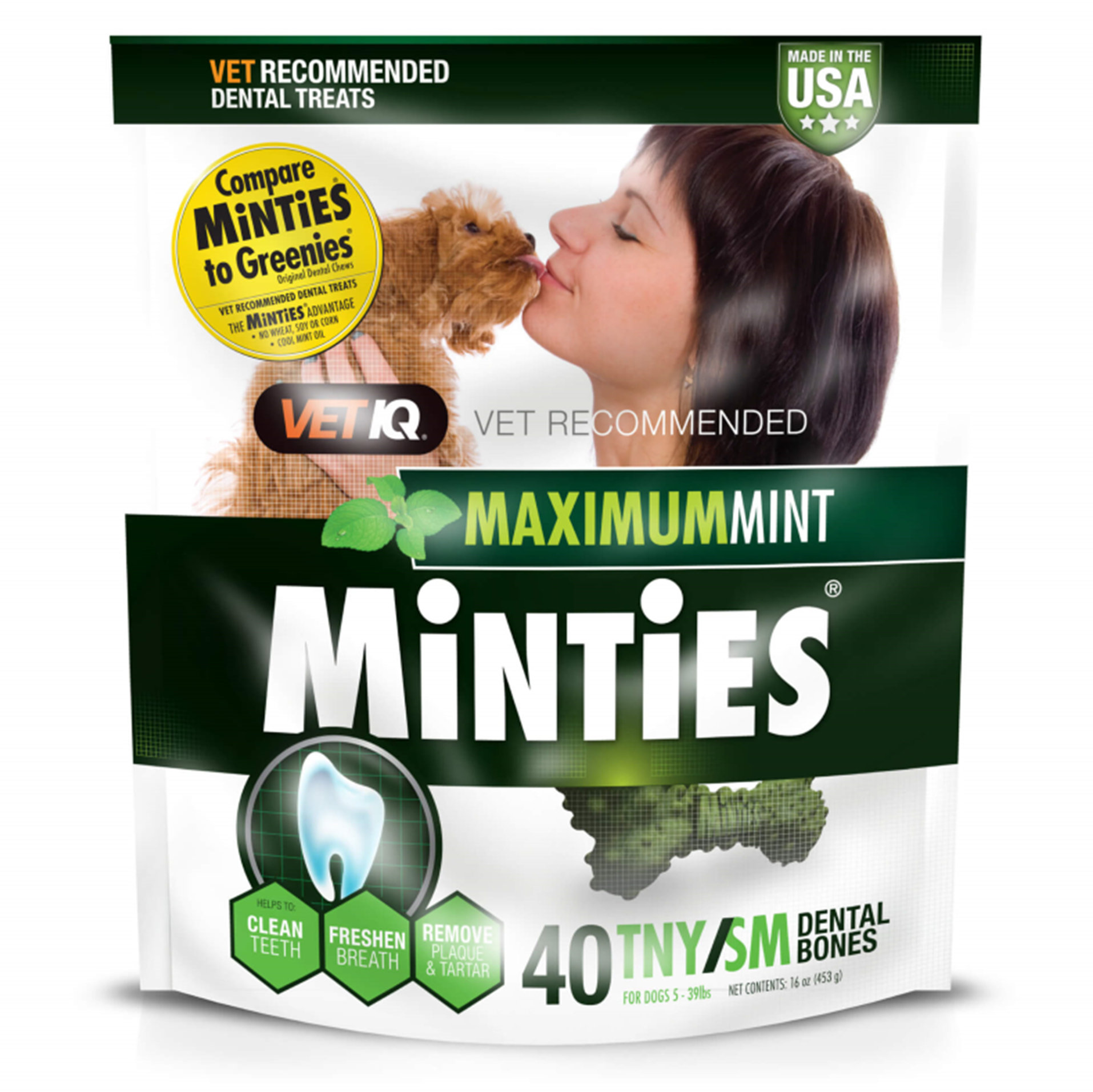 Minties Dental Bone Small 40 count