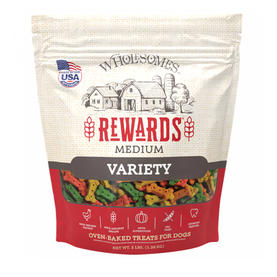 Wholesomes Variety Medium Biscuit 3 lb