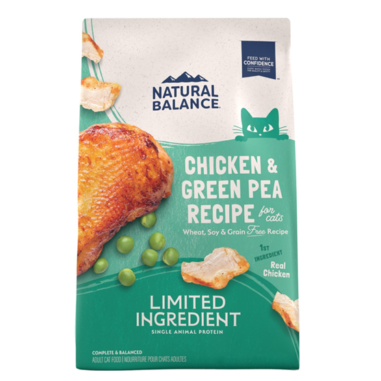 Natural Balance Chicken& Green Pea 5 lb Cat Food