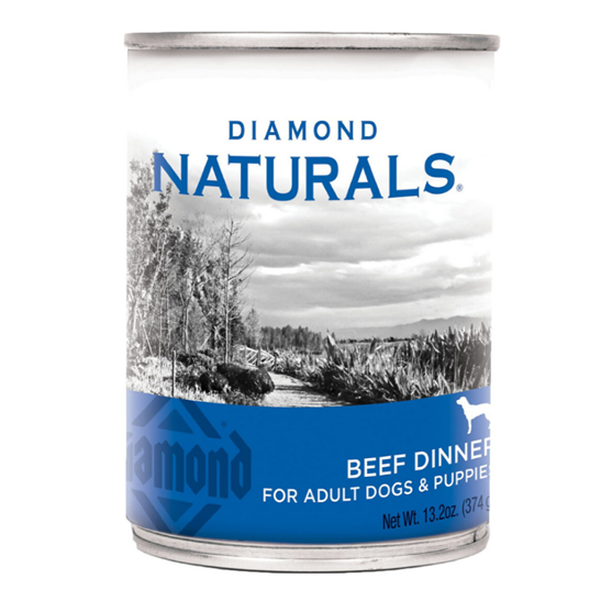 Diamond Natural Beef Dinner 13.2 oz Dog Food