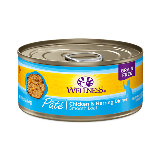 Wellness Chicken & Herring 5.5 oz Cat Food