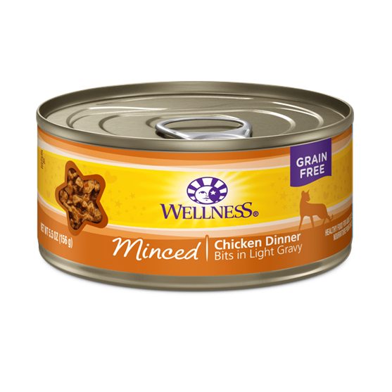 Wellness Minced Chicken 5.5 oz Cat Food