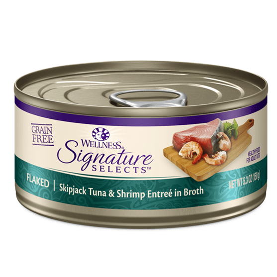 Wellness Signature Tuna & Shrimp 5.3 oz Cat Food