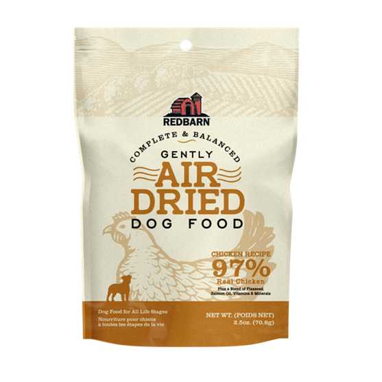Redbarn Air Dried Chicken Recipe 2.5 oz Dog Food
