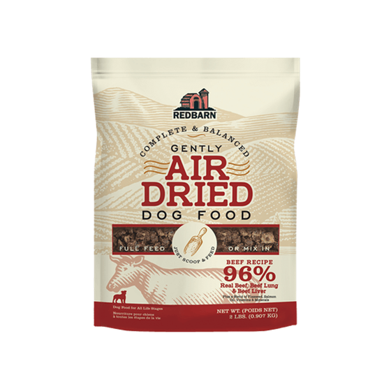 Redbarn Air Dried Beef Recipe 2 lb Dog Food