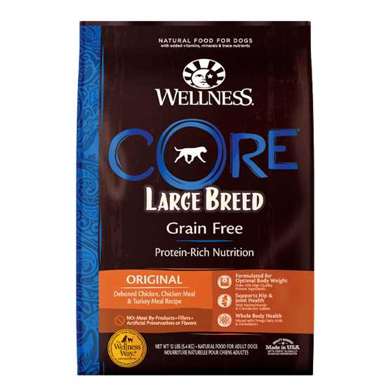 Wellness Core Grain Free Large Breed 24 lb Dog Food