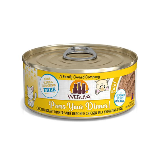 Weruva Cat Press Your Dinner Pate 5.5oz