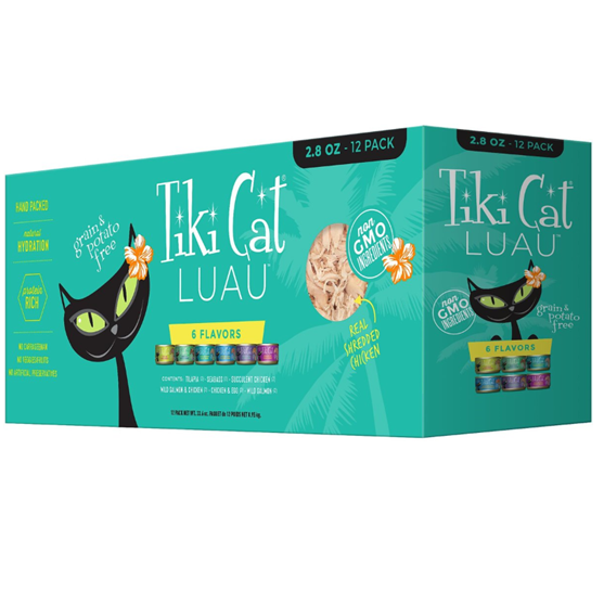 TIKI Cat Grain Free Luau Quenn Emma Variety Cat Food