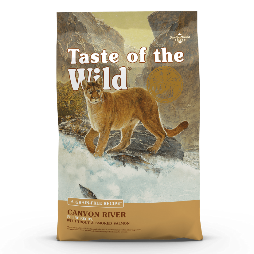 Taste of the Wild Grain Free Canyon River Feline 5 lb Cat Food