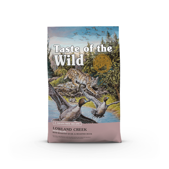 Taste of the Wild Grain Free Lowland Creek Feline 5 lb Cat Food