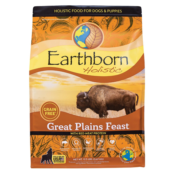 Earthborn Holistic Grain Free Great Plains Feast 12 lb Dog Food