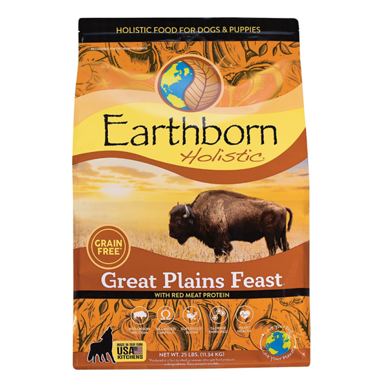 Earthborn Holistic Grain Free Great Plains Feast 25 lb Dog Food