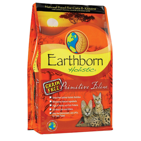 Earthborn Holistic Primitive Feline Grain Free 5 lb Cat Food