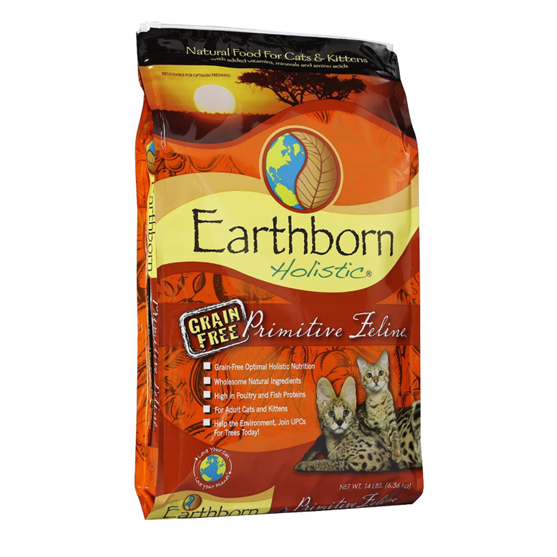 Earthborn Holistic Primitive Natural Feline Grain Free 14lb Cat Food