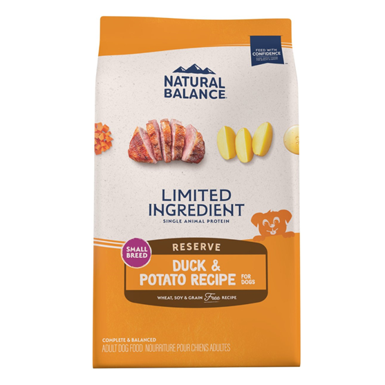 Natural Balance Potato & Duck Small Bite 4 lb Dog Food