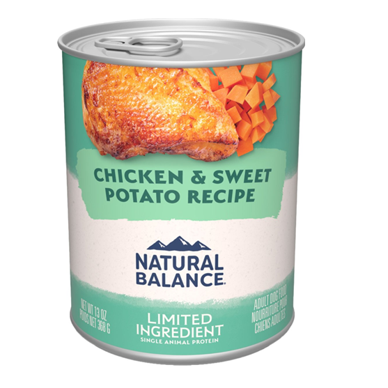 Natural Balance Sweet Potato & Chicken 13 oz Dog Food