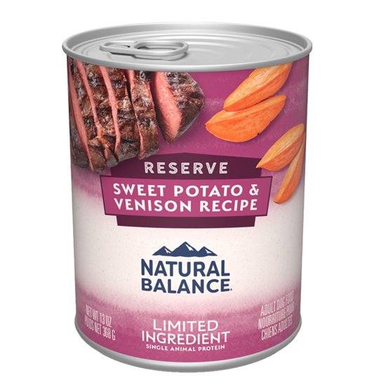 Natural Balance Sweet Potato & Venison 13 oz Dog Food