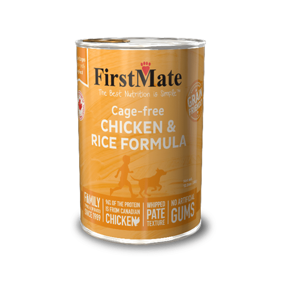 First Mate Grain Friendly Chicken Rice 12 oz Dog Food
