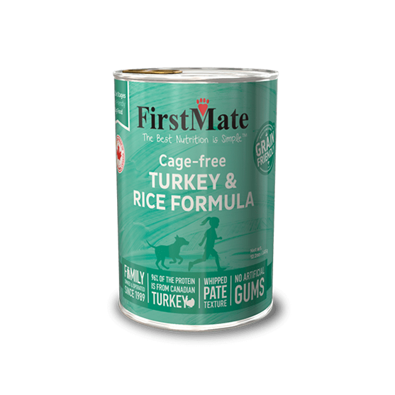First Mate Grain Friendly Turkey Rice 12 oz Dog Food
