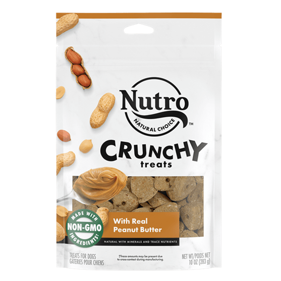 Nutro Peanut Butter Crunch Dog Treat 10 oz