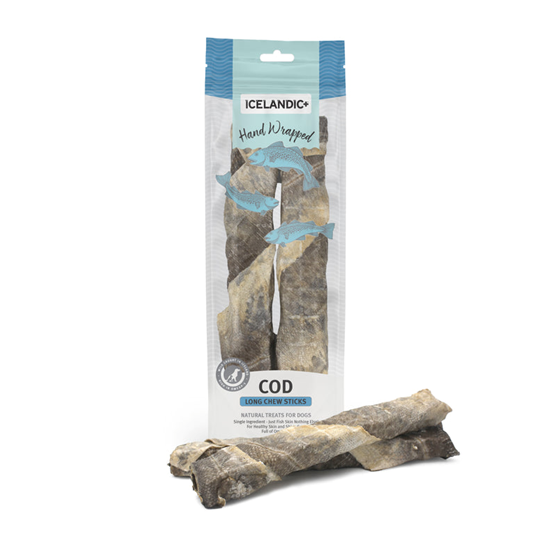 Icelandic Hand Wrapped Cod Stick 2 pack