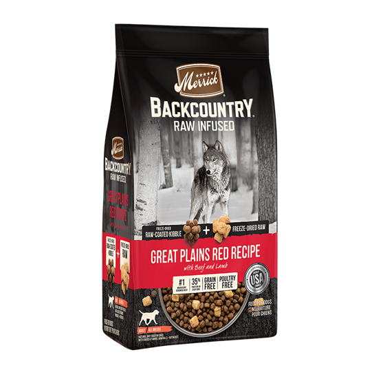 Merrick's Backcountry Grain Free Great Plains Red 20 lb Dog Food