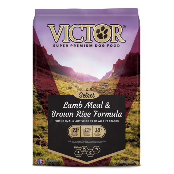 Victor Lamb and Rice Dog Food 15lbs