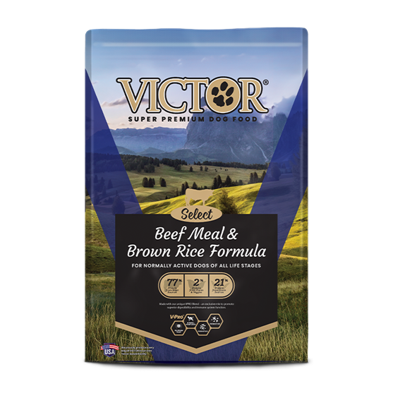 Victor Beef & Brown Rice 15 lb