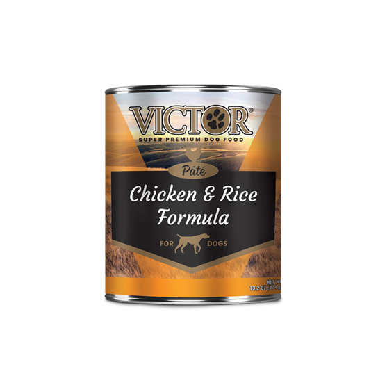 Victor Chicken & Rice Pate 13.2 oz Dog Food