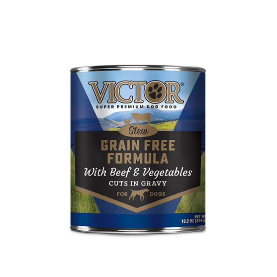Victor Grain Free Beef & Vegetables Gravy 13.2 oz Dog Food